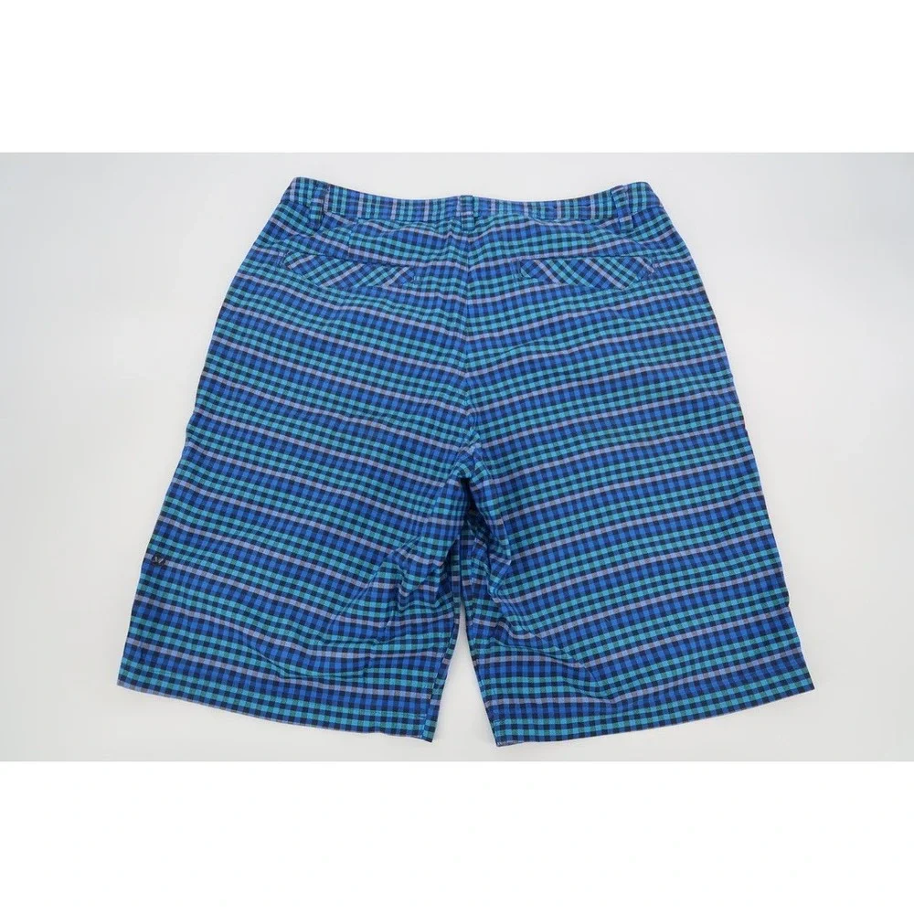 Lululemon Shorts Mens‎ 34 Blue Gingham Checks 11